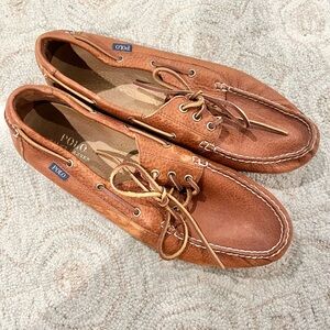 Ralph Lauren leather boat shoe